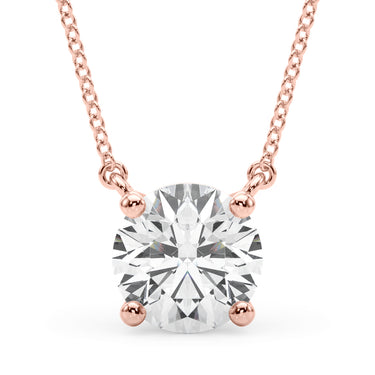 Solitaire New Style Pendants – Lab Diamond Pendant in 18K Gold | Just Brilliant – view 9