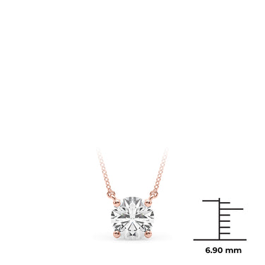 Solitaire New Style Pendants – Lab Diamond Pendant in 18K Gold | Just Brilliant – view 11