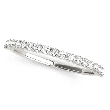 Shared Prong Wedding Band – Radiant Lab Diamond Wedding Band in 18K Gold | Just Brilliant