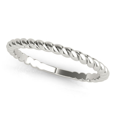 Twisting Wedding Band – Radiant Lab Diamond Wedding Band in 18K Gold | Just Brilliant