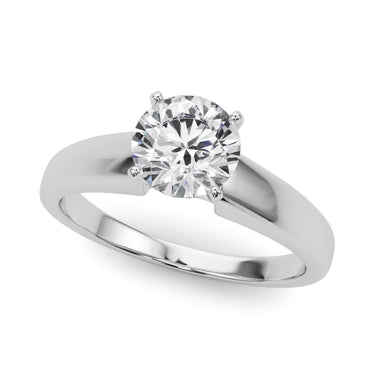 Solitaire Engagement Ring – Radiant Lab Diamond Engagement Ring in 18K Gold | Just Brilliant