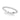 Split Prong Half Eternity Wedding Ring – Radiant Lab Diamond Eternity Band in 18K Gold | Just Brilliant