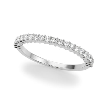 Shared Prong Wedding Band – Radiant Lab Diamond Wedding Band in 18K Gold | Just Brilliant