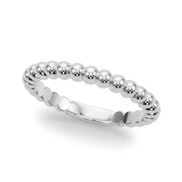 Beaded Wedding Band – Radiant Lab Diamond Wedding Band in 18K Gold | Just Brilliant