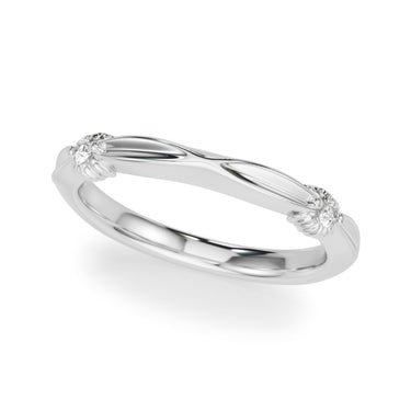 Infinity Wedding Band – Radiant Lab Diamond Wedding Band in 18K Gold | Just Brilliant