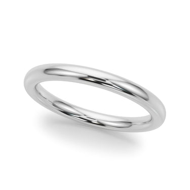 Plain Wedding Band – Radiant Lab Diamond Wedding Band in 18K Gold | Just Brilliant