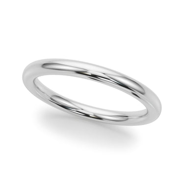 Plain Wedding Band – Radiant Lab Diamond Wedding Band in 18K Gold | Just Brilliant