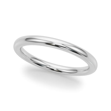 Plain Wedding Band – Radiant Lab Diamond Wedding Band in 18K Gold | Just Brilliant