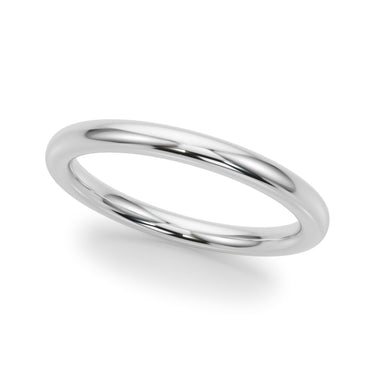 Plain Wedding Band – Radiant Lab Diamond Wedding Band in 18K Gold | Just Brilliant