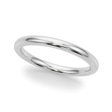 Plain Wedding Band – Radiant Lab Diamond Wedding Band in 18K Gold | Just Brilliant