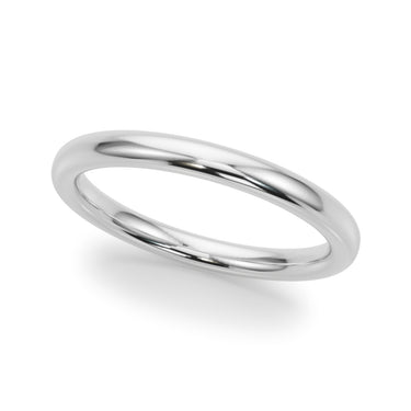 Plain Wedding Band – Radiant Lab Diamond Wedding Band in 18K Gold | Just Brilliant