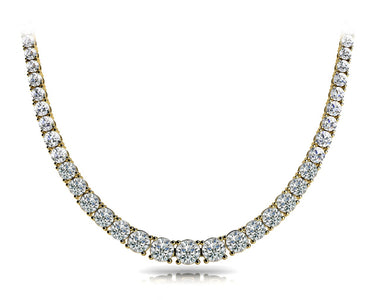 Traditional Graduated Basket S – Lab Diamond Jewelry in 18K Gold | Just Brilliant – detail view