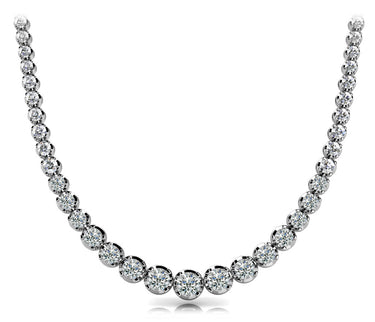 Low Base Basket 4 Prong Gradua – Radiant Lab Diamond Jewelry in 18K Gold | Just Brilliant