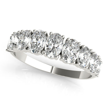9 Stone Band Ovals – Oval Lab Diamond Band in 18K Gold | Just Brilliant