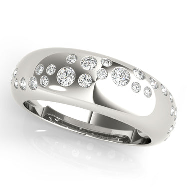 Diamond Band – Radiant Lab Diamond Band in 18K Gold | Just Brilliant