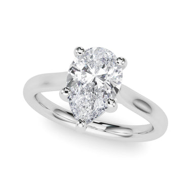Solitaire Pear Shape – Pear-Shaped Lab Diamond Jewelry in 18K Gold | Just Brilliant
