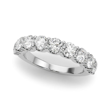 U-Prong Wedding Band – Radiant Lab Diamond Wedding Band in 18K Gold | Just Brilliant