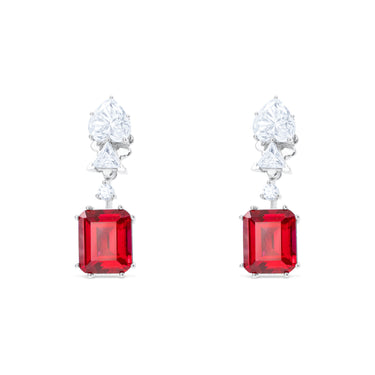 Royal Spade Earrings by Just Brilliant – distinctive lab diamond earrings, Monte Carlo Collection