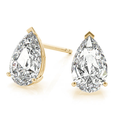 10mm 4Pr Prong V Cnr Ear 2Wi – Lab Diamond Jewelry in 18K Gold | Just Brilliant – view 8