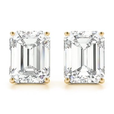 10mm 4Pr Em 2Wire Ear – Lab Diamond Jewelry in 18K Gold | Just Brilliant – angle view