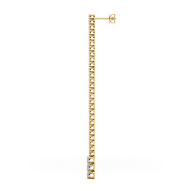 Lab-Grown Diamond Graduating Drop Earrings – Lab Diamond Drop Earrings in 18K Gold | Just Brilliant – view 7