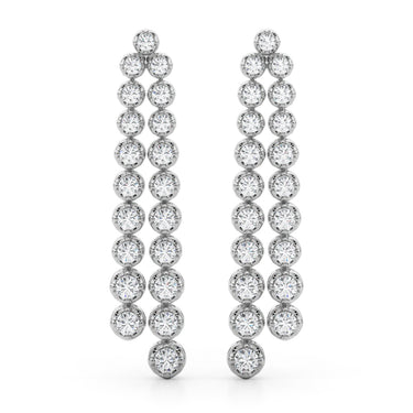 41114-2.25 Earrings – Radiant Lab Diamond Earrings in 18K Gold | Just Brilliant
