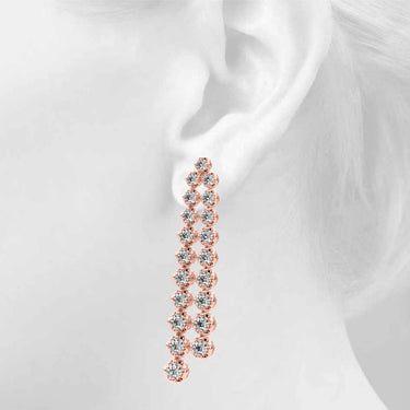 41114-2.25 Earrings – Lab Diamond Earrings in 18K Gold | Just Brilliant – view 15