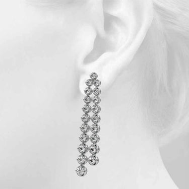 41114-2.25 Earrings – Lab Diamond Earrings in 18K Gold | Just Brilliant – side view