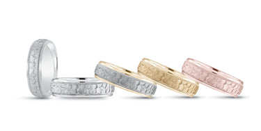 6mm Standard Weight Mens Band – Radiant Lab Diamond Men's Band in 18K Gold | Just Brilliant