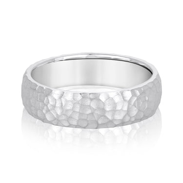6mm Standard Weight Mens Band – Radiant Lab Diamond Men's Band in 18K Gold | Just Brilliant