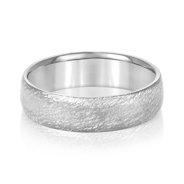 6mm Standard Weight Mens Band – Radiant Lab Diamond Men's Band in 18K Gold | Just Brilliant
