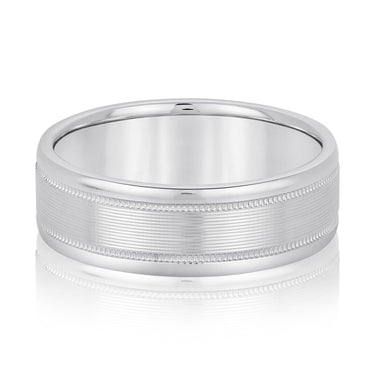6mm Standard Weight Mens Band – Radiant Lab Diamond Men's Band in 18K Gold | Just Brilliant