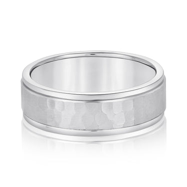 6mm Standard Weight Mens Band – Radiant Lab Diamond Men's Band in 18K Gold | Just Brilliant