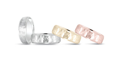6mm Standard Weight Mens Band – Radiant Lab Diamond Men's Band in 18K Gold | Just Brilliant