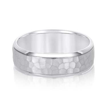 6mm Standard Weight Mens Band – Radiant Lab Diamond Men's Band in 18K Gold | Just Brilliant
