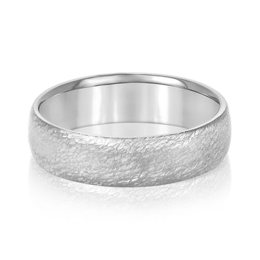 6mm Standard Weight Mens Band – Radiant Lab Diamond Men's Band in 18K Gold | Just Brilliant
