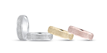 6mm Standard Weight Mens Band – Radiant Lab Diamond Men's Band in 18K Gold | Just Brilliant