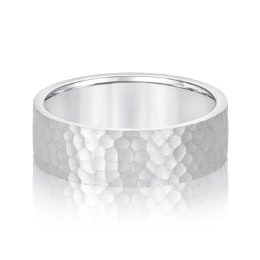 6mm Standard Weight Mens Band – Radiant Lab Diamond Men's Band in 18K Gold | Just Brilliant