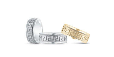 Heavy Weight Mens Band – Radiant Lab Diamond Men's Band in 18K Gold | Just Brilliant