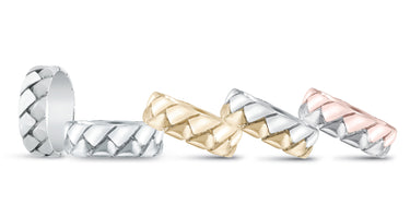 Heavy Weight Mens Band – Radiant Lab Diamond Men's Band in 18K Gold | Just Brilliant