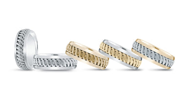 7mm Heavy Weight Mens Band – Radiant Lab Diamond Men's Band in 18K Gold | Just Brilliant