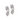 Royal Princess Earrings by Just Brilliant – 5.8ct princess-cut lab diamond earrings in 18K white gold – detail view
