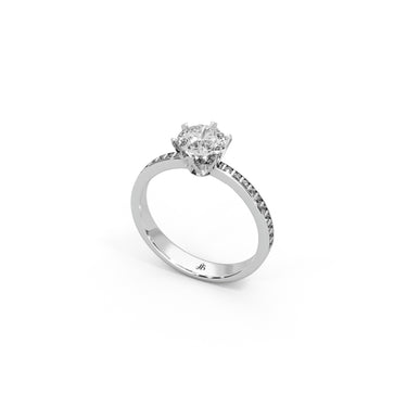 Solitaire Engagement Ring by Just Brilliant – 3ct lab-grown diamond ring in 18K white gold