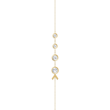 Arrow Station Bracelet — 18K Yellow Gold — detail