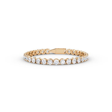 Classic Tennis Bracelet in rose gold — front view