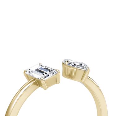 Just Brilliant Duo Cuff — 18K Yellow Gold, detail
