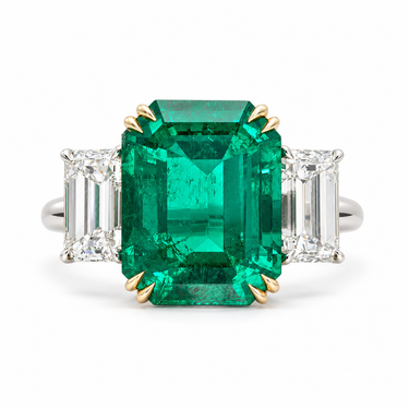 Émeraude Majesté Ring by Just Brilliant — front view