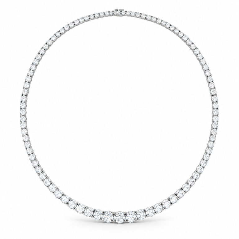 Lumière Diamond Necklace by Just Brilliant — front
