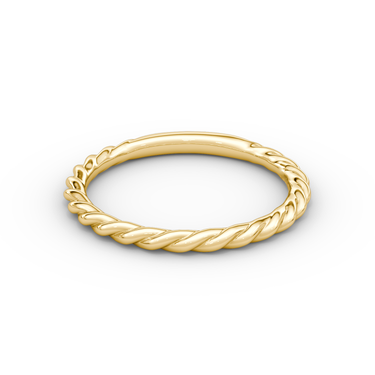 Just Brilliant Rope Band, 18K Yellow Gold, front