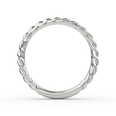 Just Brilliant Rope Band, 18K White Gold, profile